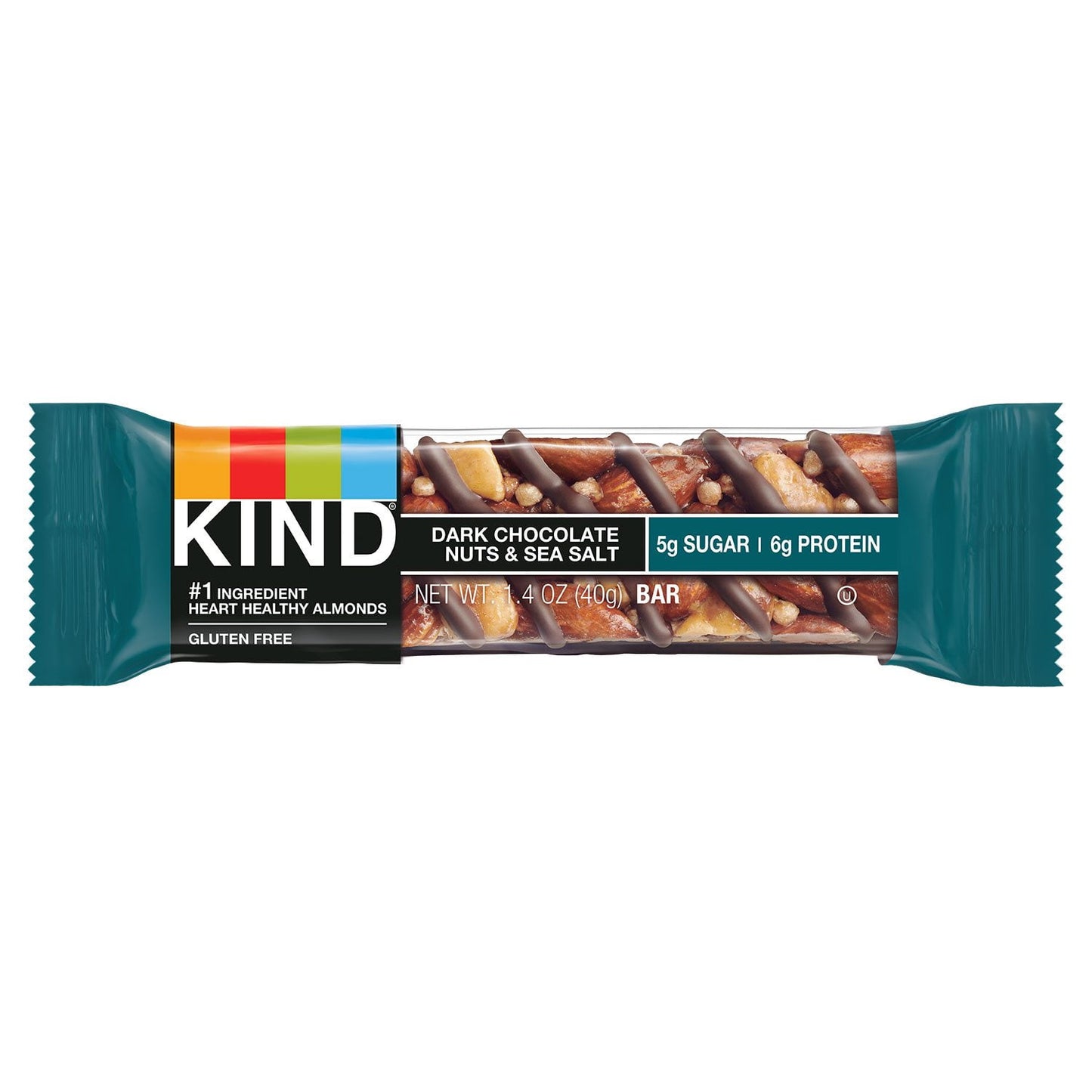KIND Snack Bars Variety Pack, Dark Chocolate Nuts & Sea Salt and Peanut Butter Dark Chocolate, 18 ct.